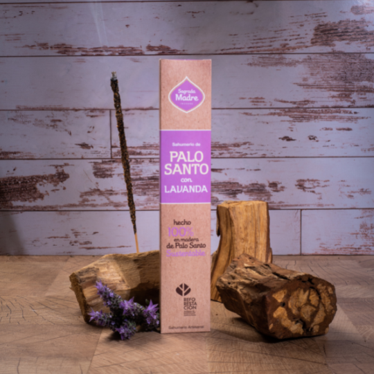 Varilla Sahumerio Palo Santo con Lavanda - Sagrada Madre