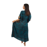 Vestido Kaftan Turquesa