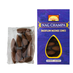 Incienso Cascada Nag Champa 120 Conos - Parimal