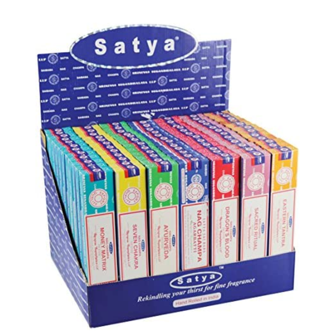 Incienso Satya Nag champa Pack 84 Unidades Display VFM 1