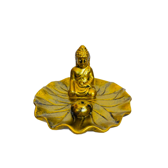 Porta incienso Buda en hoja
