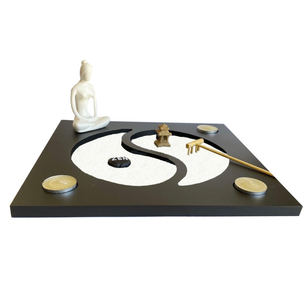 Jardín Zen Yin-Yang Meditación