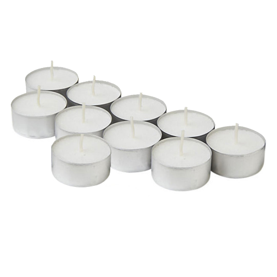 Velas tealight Pack 50 unidades blanca - 8 Horas