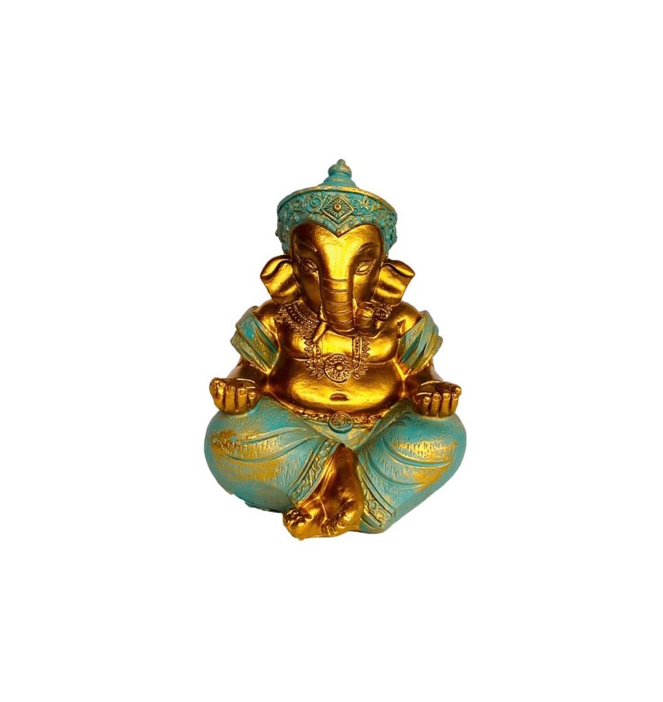 Adorno Ganesh Blue&Gold