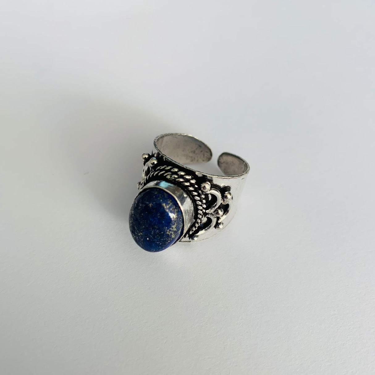 Anillo Gahana Lapis Lazuli