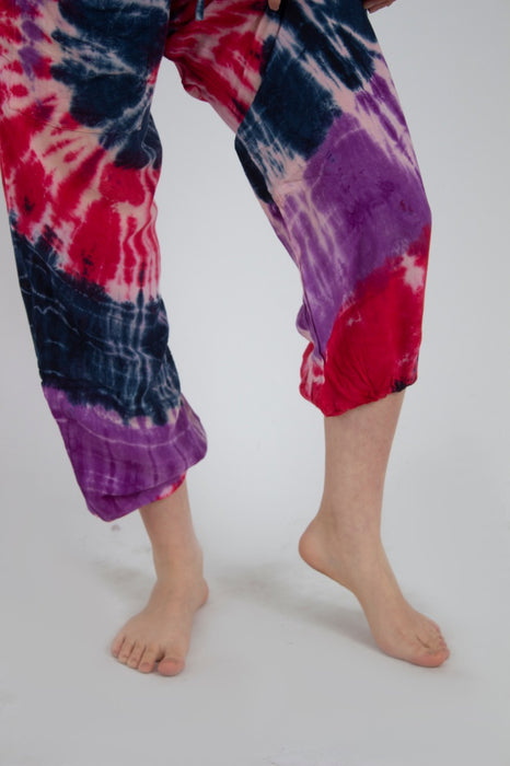 Pantalon Teñido Tricolor Bombacho