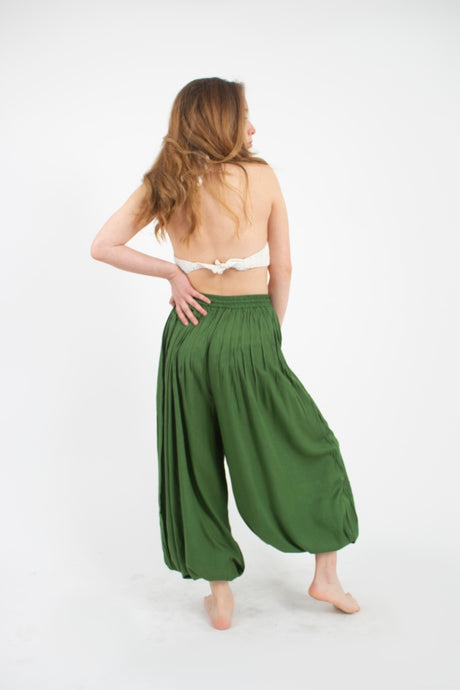 Pantalon Bombacho Verde