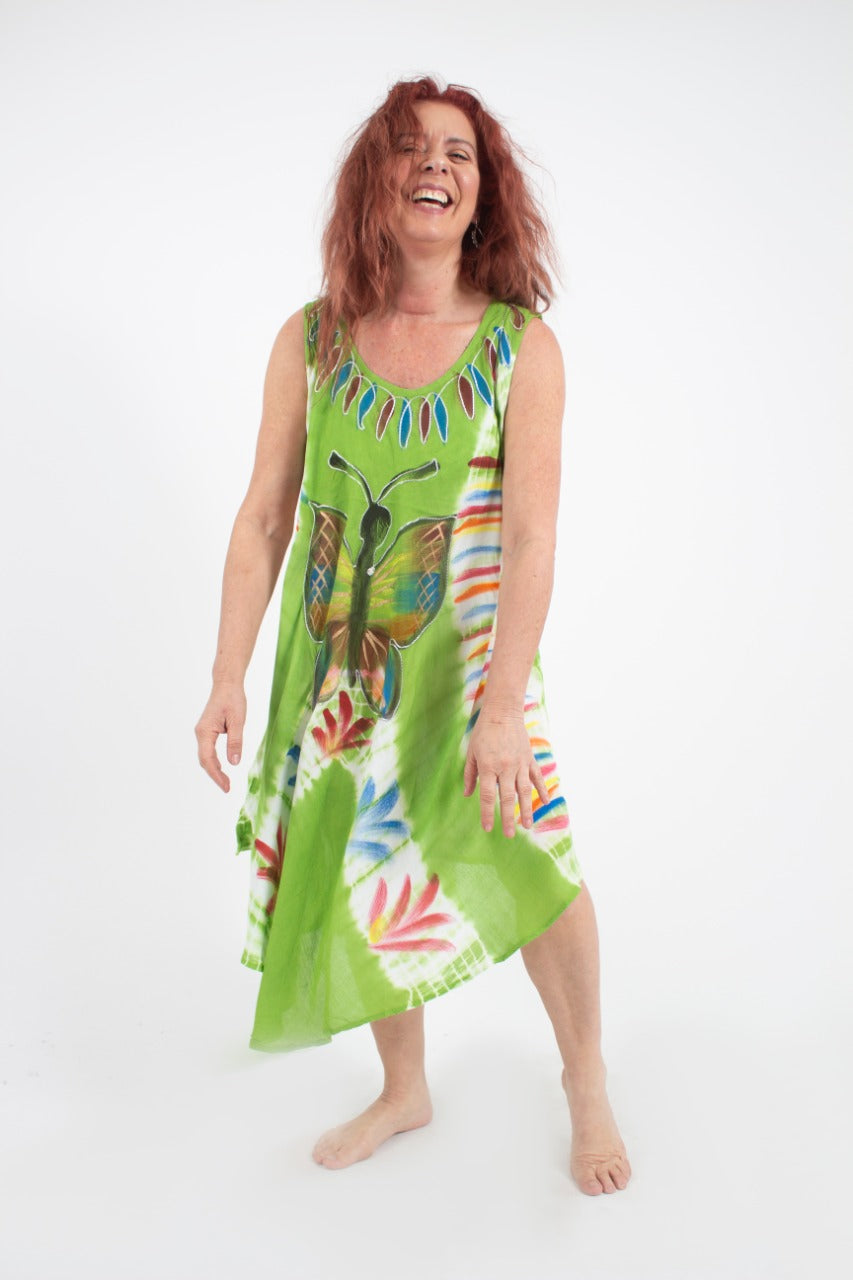 Vestido Mariposa Verde