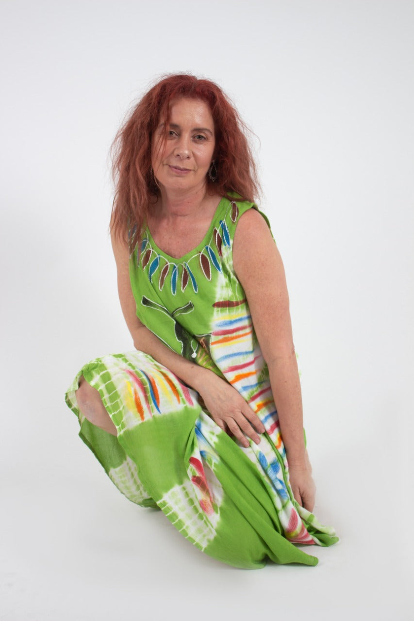 Vestido Mariposa Verde