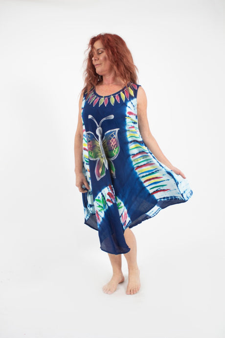 Vestido Mariposa Azul