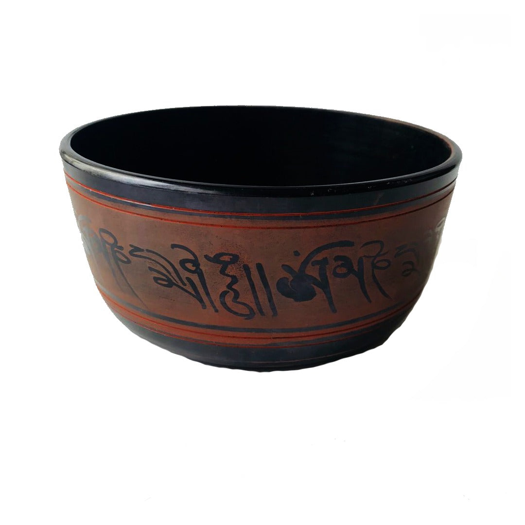 Cuenco Tibetano 19cms Nota RE Burdeo