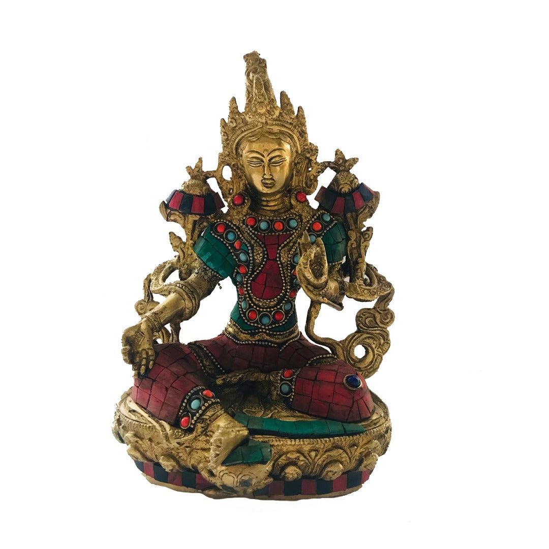 Tara Bronce con Piedra 21 cms