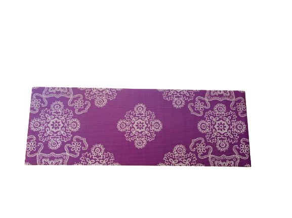 Mat de Yoga Morado Diseño Floral