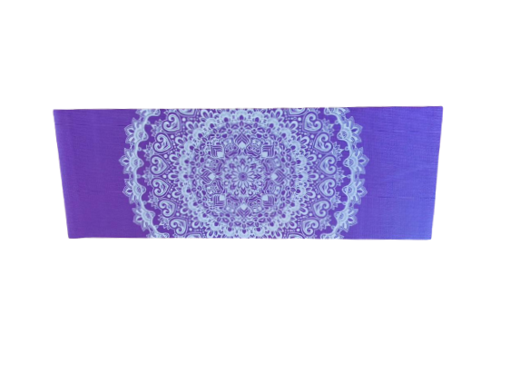 Mat de Yoga Morado Diseño Sunflower