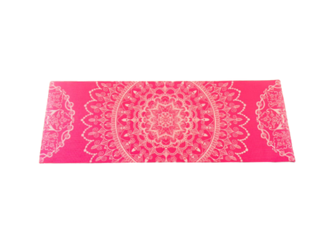 Mat de Yoga Rosado Diseño Mandala
