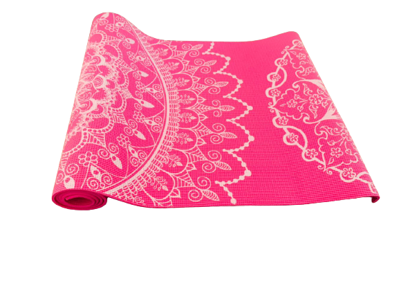 Mat de Yoga Rosado Diseño Mandala