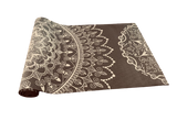 Mat de Yoga Gris Diseño Mandala