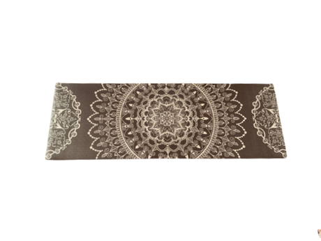 Mat de Yoga Gris Diseño Mandala