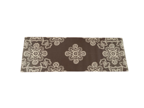 Mat de Yoga Gris Diseño Floral