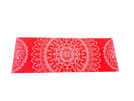 Mat de Yoga Rojo Diseño Mandala