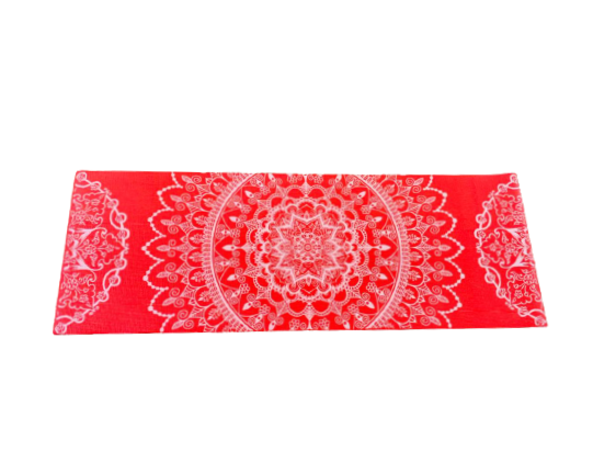 Mat de Yoga Rojo Diseño Mandala