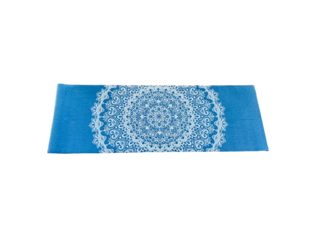 Mat de Yoga Azul Diseño Sunflower