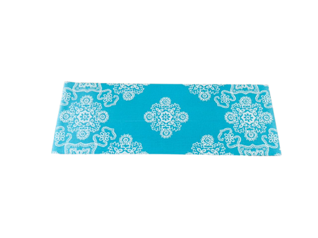 Mat de Yoga Celeste Diseño Floral