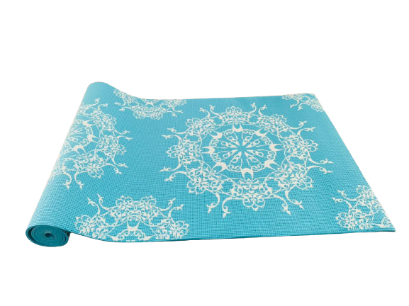 Mat de Yoga Celeste Diseño Royal