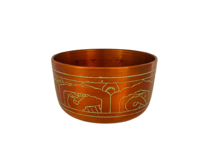 Cuenco tibetano 14 cm Nota: SOL - Color Bronce y Verde