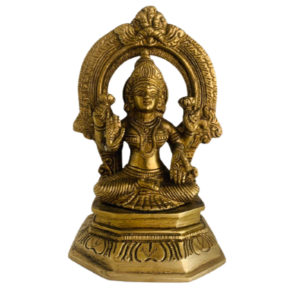 Figura de Bronze - Trono de Laxmi