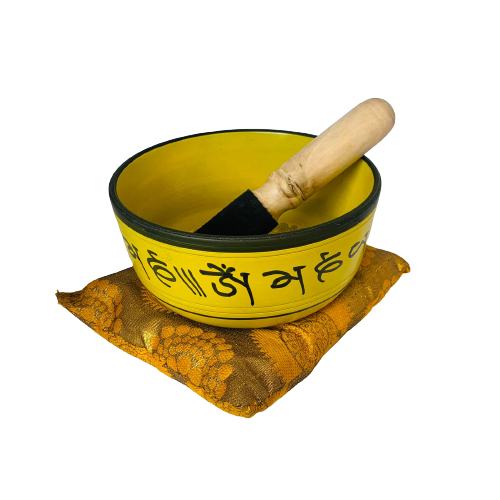 Cuenco Tibetano 14 cm - Amarillo