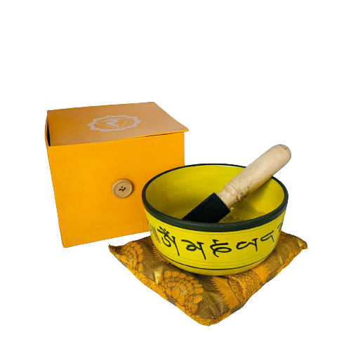 Cuenco Tibetano 14 cm - Amarillo