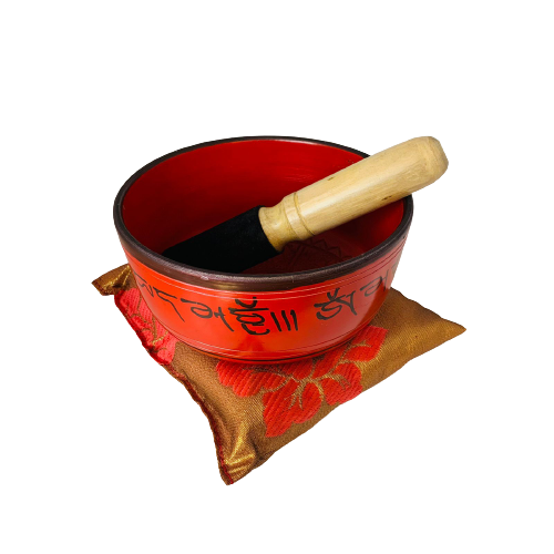 Cuenco Tibetano 14 cm - Rojo