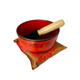 Cuenco Tibetano 14 cm - Rojo