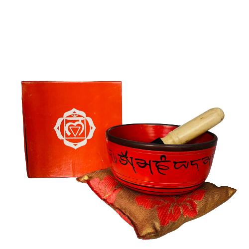 Cuenco Tibetano 14 cm - Rojo