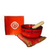 Cuenco Tibetano 14 cm - Rojo