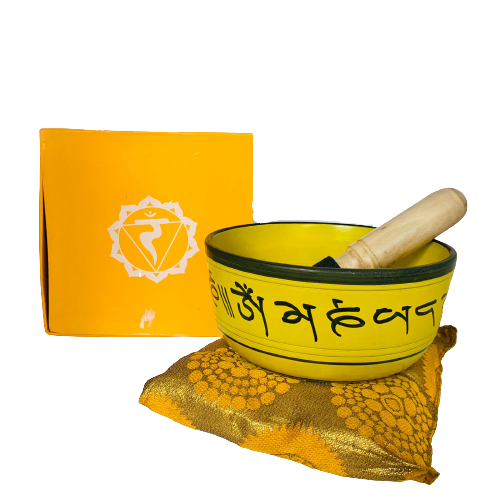 Cuenco Tibetano 14 cm - Amarillo