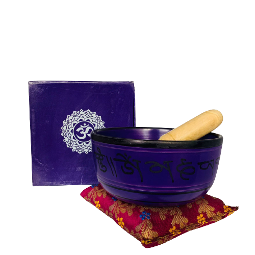 Cuenco Tibetano 14 cm - Morado