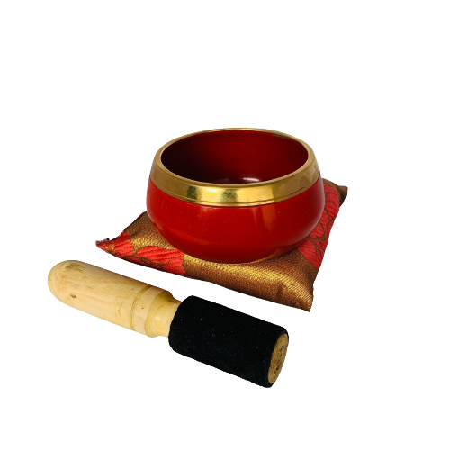 Cuenco Tibetano 9 cm - Rojo