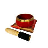 Cuenco Tibetano 9 cm - Rojo