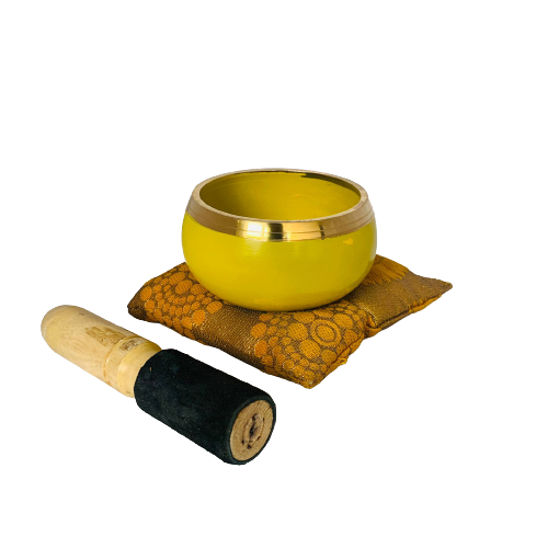 Cuenco Tibetano 9 cm - Amarillo