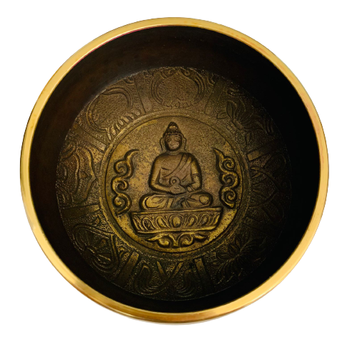 Cuenco Oscuro Tibetano 12 cm - Parama Shiva Purple