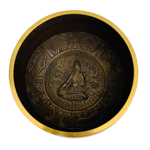 Cuenco Oscuro Tibetano 12 cm - Shiva Blue