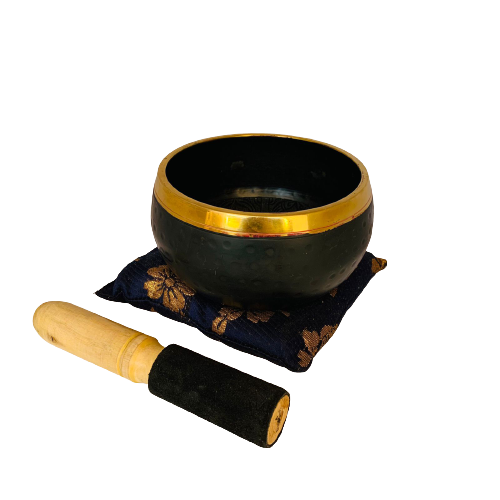 Cuenco Oscuro Tibetano 12 cm - Budda Indigo