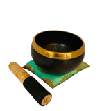 Cuenco Oscuro Tibetano 12 cm - OM Green