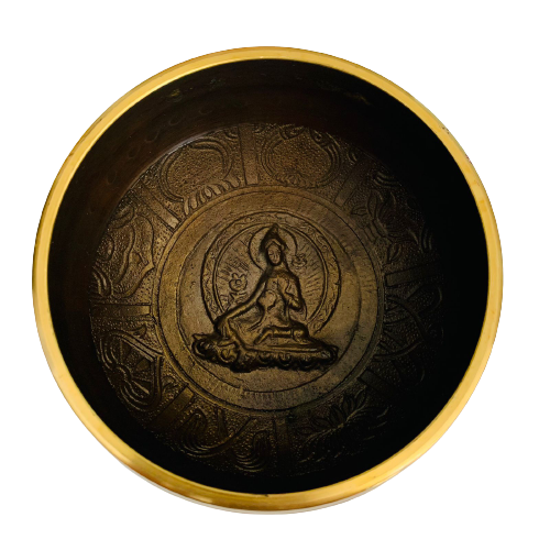 Cuenco Oscuro Tibetano 12 cm - Shiva Red