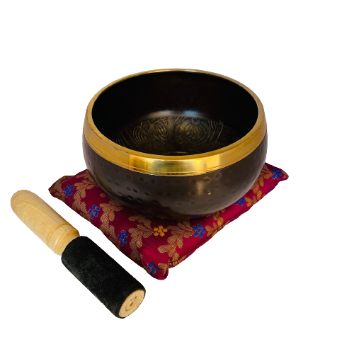 Cuenco Oscuro Tibetano 14 cm - Budda Purple