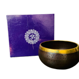 Cuenco Oscuro Tibetano 14 cm - Budda Purple