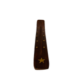 Tabla Porta Incienso Madera: Estrella