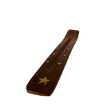 Tabla Porta Incienso Madera: Estrella